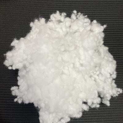 Good price Premium Loosened PCM Staple Fiber 2D*30MM Skin-Friendly Pearl Cotton Fiber for Pillow & Mattress Filling，Smooth Silicone Treated Pearl Cotton Fiber for Mass Production online