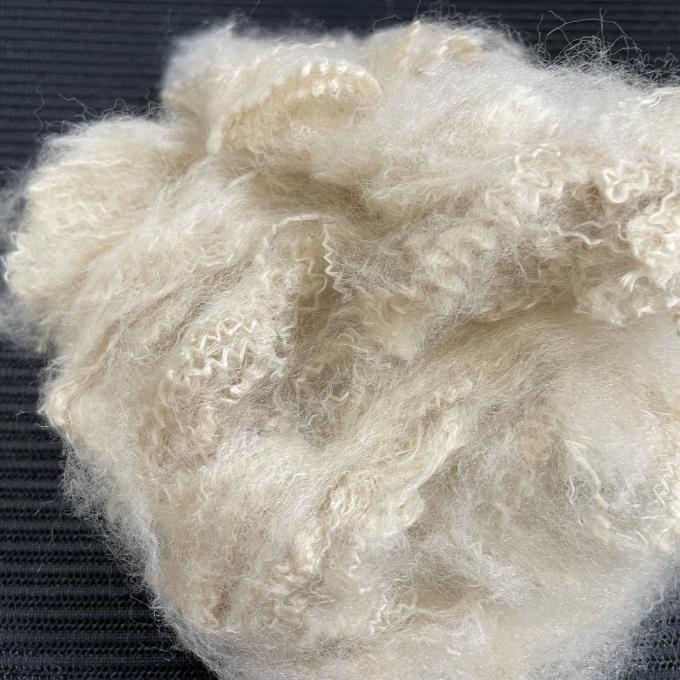 Close-up view of 4DÃ51mm fiber strands
